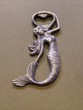 Cast Iron Bottle Opener Handheld Mermaid Bottle Opener Purple