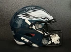 Brian Dawkins Signed Philadelphia Eagles FS Authentic Speed Flex Helmet BAS