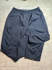FootJoy FJ Dryjoys Black Rain Wind Weather Waterproof Golf Pants Men's Size L