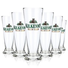 6x Kilkenny Bierglas 0,4l Pokalglas Biertulpe Pintglas Brauerei Gl&auml;ser Set Pub