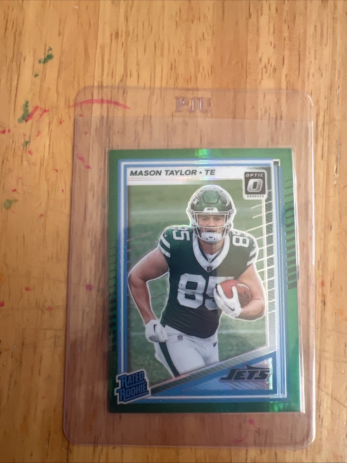2025 Donruss Optic - Rated Rookie Mason Taylor #274 Green Hyper Prizm (RC)
