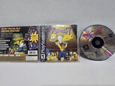 Simpsons Wrestling Sony PlayStation 1 PS1 Black Label CIB Complete w/ Reg Card
