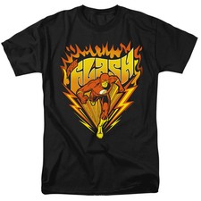 DC Comics Flash Blazing Speed Black T-Shirt