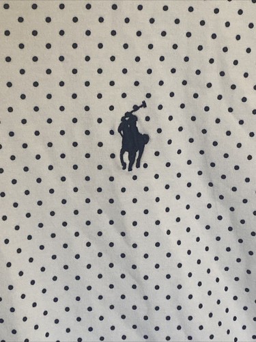 Polo Ralph Lauren Herren Hemd XLT Weiß Polka Dots Kurzarm Classic Fit - Bild 8 von 13