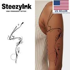SteezyInk temporary tattoo Dreamscape last upto 2 weeks 5.5 x 9 inch