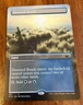 MTG - Deserted Beach. Innistrad Midnight Hunt. Foil Borderless White / Blue Land