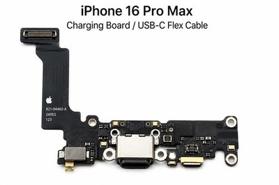 iPhone 16 Pro Max Charging Port Flex Cable USB-C Charging Board Replacement