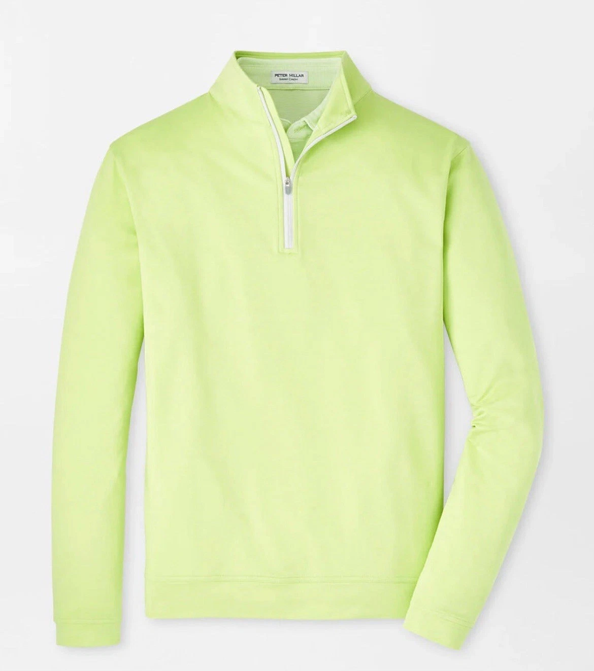Peter Millar Spritzer Perth Melange Quarter-Zip Golf Pullover Lime Green NWT M
Opens in a new window