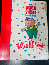 Vintage Playskool Ages  Stages Baby Book Album Memory Record Photo New Sealed