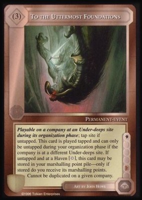 To the Uttermost Foundations - Dark Minions - Middle-Earth CCG