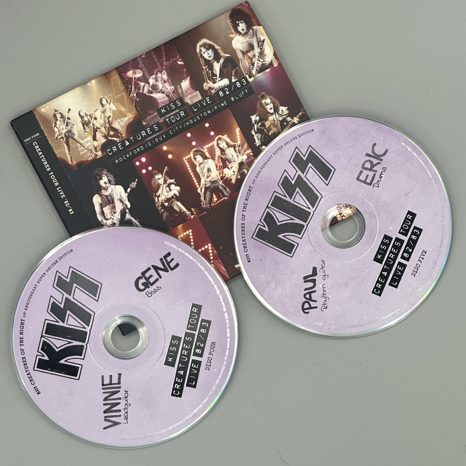 KISS Creatures Of The Night Audio CD 40th Box Set Demos Rarities ...