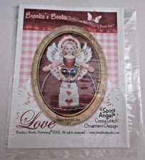 NIP~2005 LOVE SPIRIT ANGEL Cross Stitch PATTERN ONLY~OOP-HTF-By Brooke Nolan-NEW