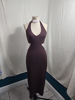 Divided Womens Cut Out Long Body con Ribbed Brown Dress Size M | eBay Divided Womens Cut Out Long Body con Ribbed Brown Dress Size M | eBay