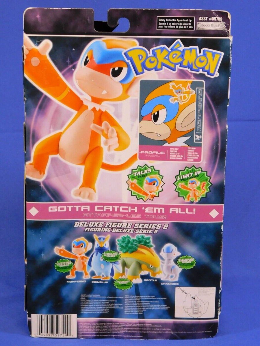 POKEMON DIAMOND & PEARL DELUXE MONFERNO FIGURE 2007 JAKKS | eBay