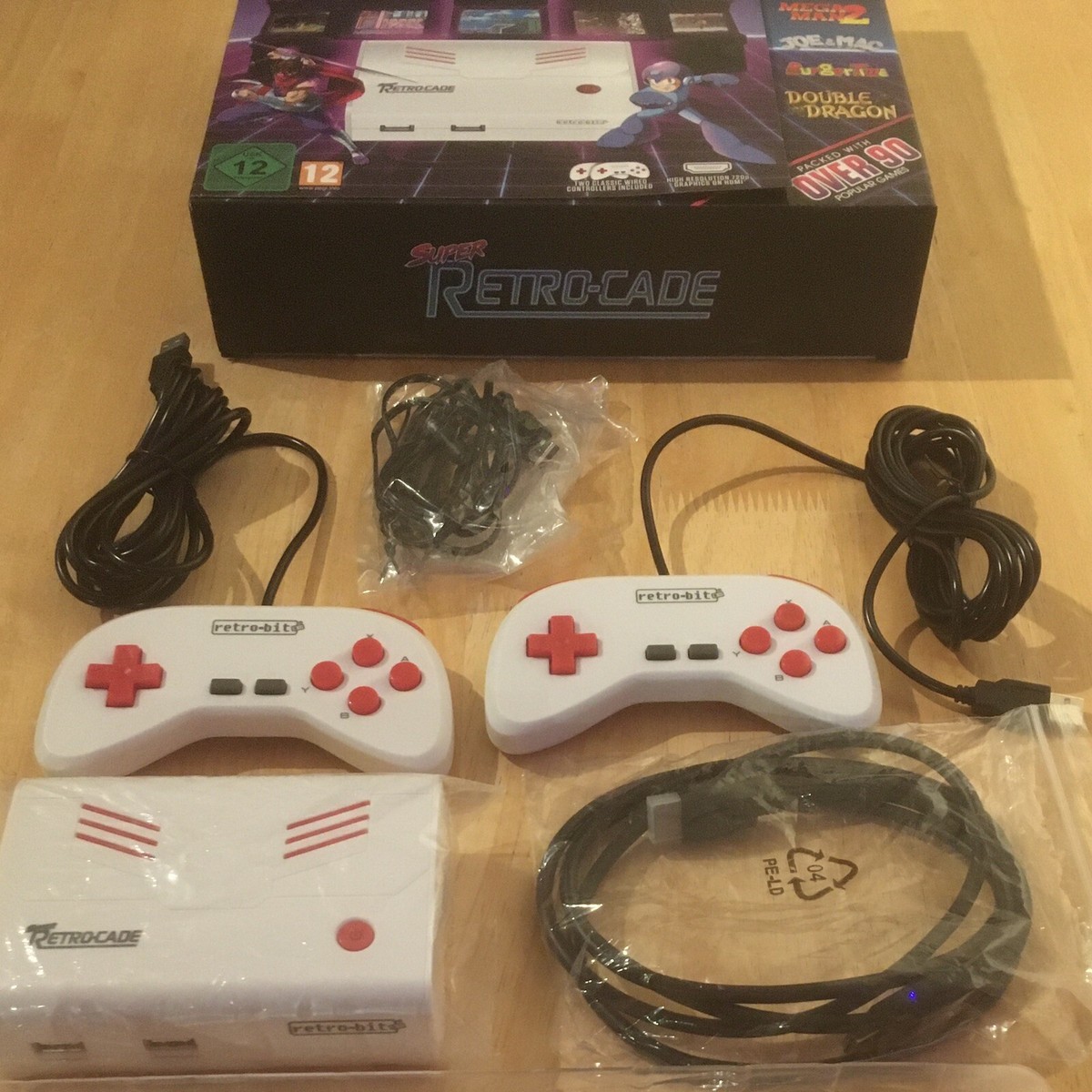 New Super RetroCade RetroBit 90 Game Arcade Micro Console inc