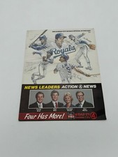 1984 Seattle Mariners v Royals Baseball Scorecard Danny Tartabull Debut 9/7