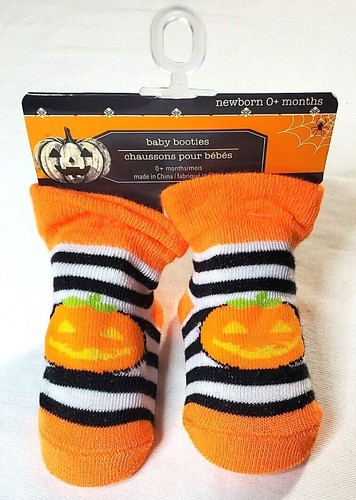 Newborn Halloween Bootie Baby First Halloween Stretch Shoe Sz 0 -Sold Separately - Picture 14 of 19