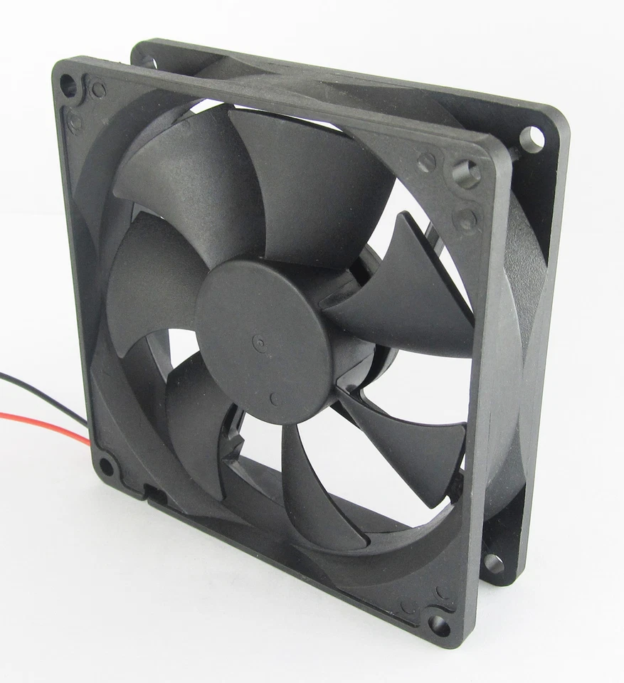 30x Brushless DC Cooling Fan 80x80x25mm 80mm 8025 7 blades 5V 12V 24V 2pin fan - Image 4 of 4
