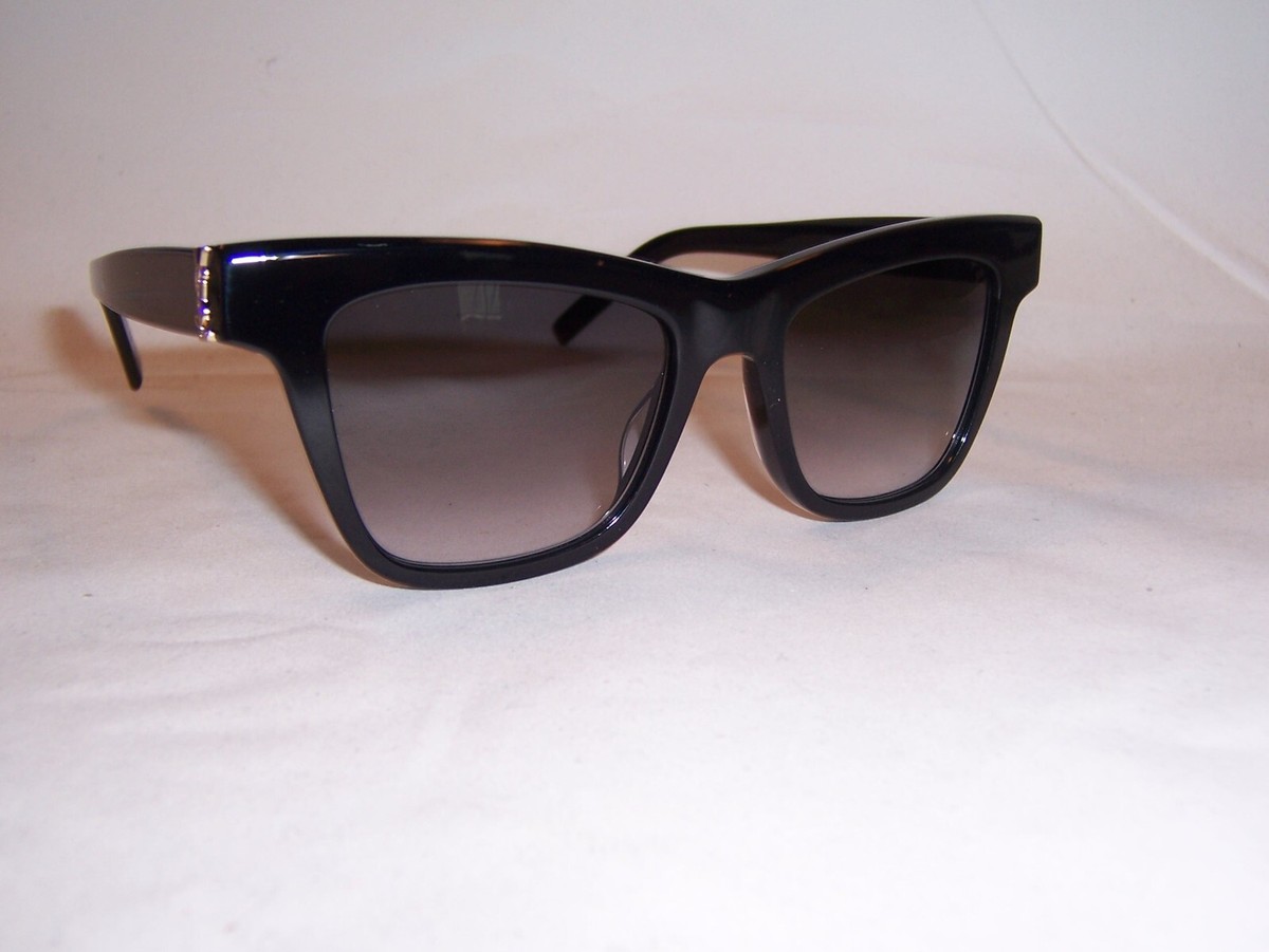 NEW SAINT LAURENT SUNGLASSES M106 002 BLACK/GREY 52MM  display picture 3