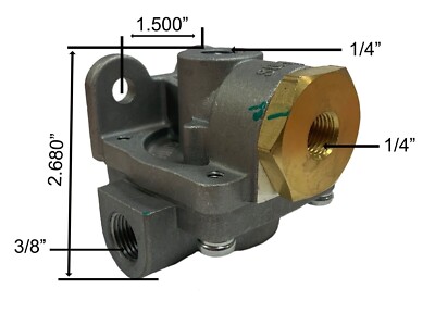 QUICK RELEASE VALVE - QR1C QR-1C - REPLACES 289714 KN32041