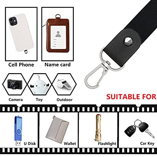 4 Pack Universal Cell Phone Lanyard Wrist Key Chain Neck Strap - Picture 2 of 6