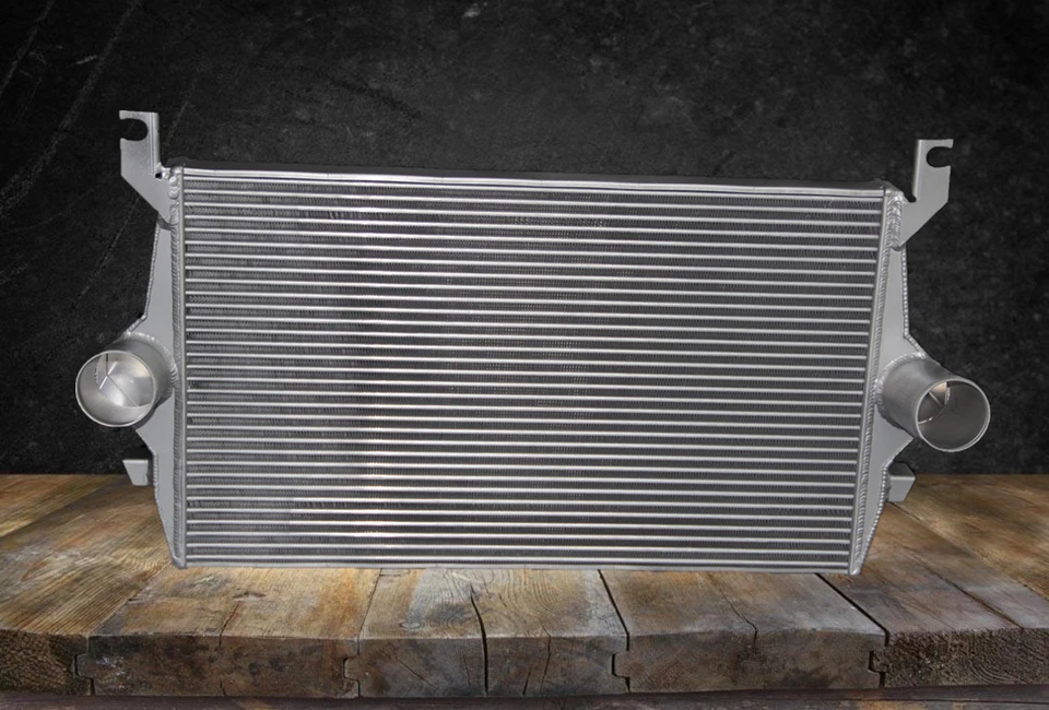 Intercooler de aluminio para Ford F 250 F 350 F450 F550 1999-2003 7,3 L Powerstroke Foto 2 de 4