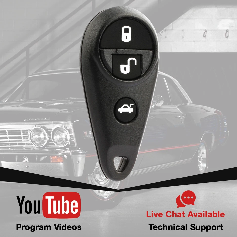 For 2006 2007 Subaru B9 Tribeca Legacy Outback Keyless Entry Car Remote Key Fob Foto 3 de 4