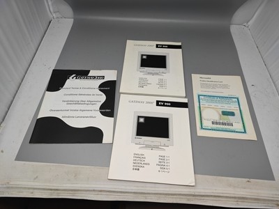 Gateway 2000 EV 900 Display Monitor Handbuch User's Guide Set