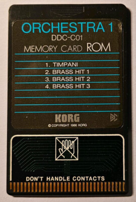 KORG DDC-C01 Card für DDD1, DDD-1 Drumcomputer