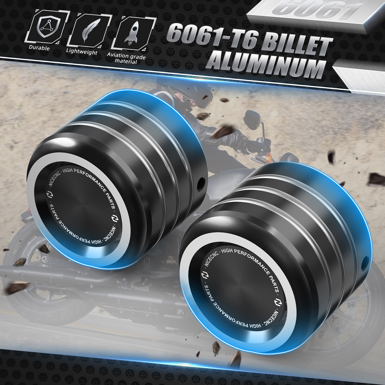 CNC Front Axle Nut Covers Bolt For Harley Sportster 883 Police XL883P Low XL883L