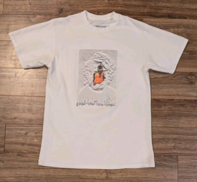 T-shirt F*cking Awesome "Train Tracks" - Blanc - Taille M - Neuf Avec étiquettes