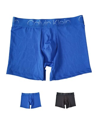 Calvin Klein Men's CK Chill Logo Microfiber Boxer Brief Underwear