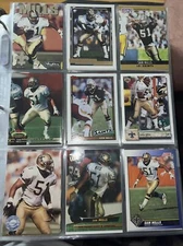 9 Card Lot Sams Mills Saints Carolina Panthers Will Combine Shipping AL66