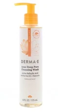 Derma-E Acne Deep Pore Cleansing Wash, 6 oz, Pack of 4
