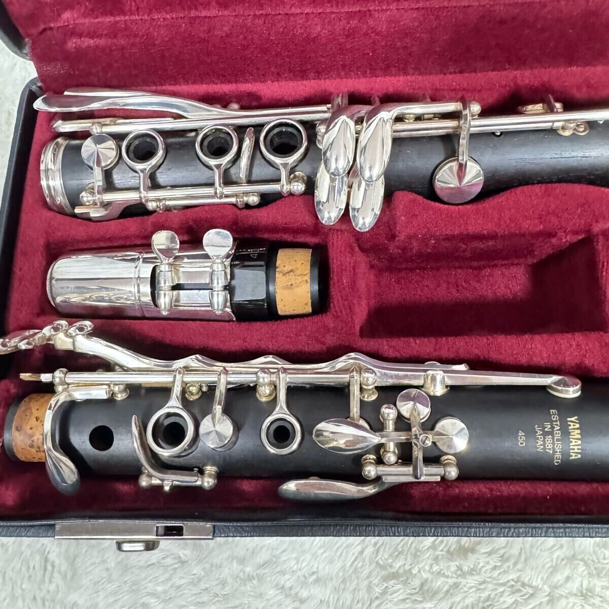 YAMAHA Clarinet YCL-450 Black Wood Musical Instrument with YAMAHA Clarinet YCL-450 Black Wood Musical Instrument with
