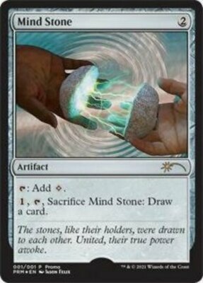 MTG magic cards 1x Mind Stone - Foil promo (Wizards Play Network