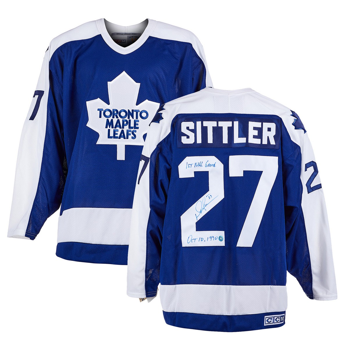 Sittler Leafs 1970 Jersey Darryl Sittler Toronto Maple Leafs