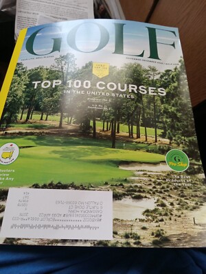 Golf Magazine Nov Dec 2020 Top 100 Courses New & Unread | eBay