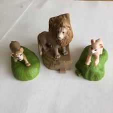 Disney Lion King Figures McDonalds, 2019 Mufasa, Simba Cub, Nala Cub Lot of 3