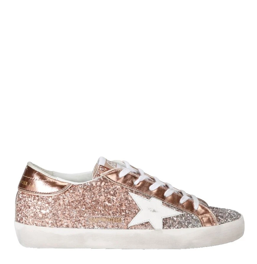 Golden Goose Women's Leather Upper Glitter