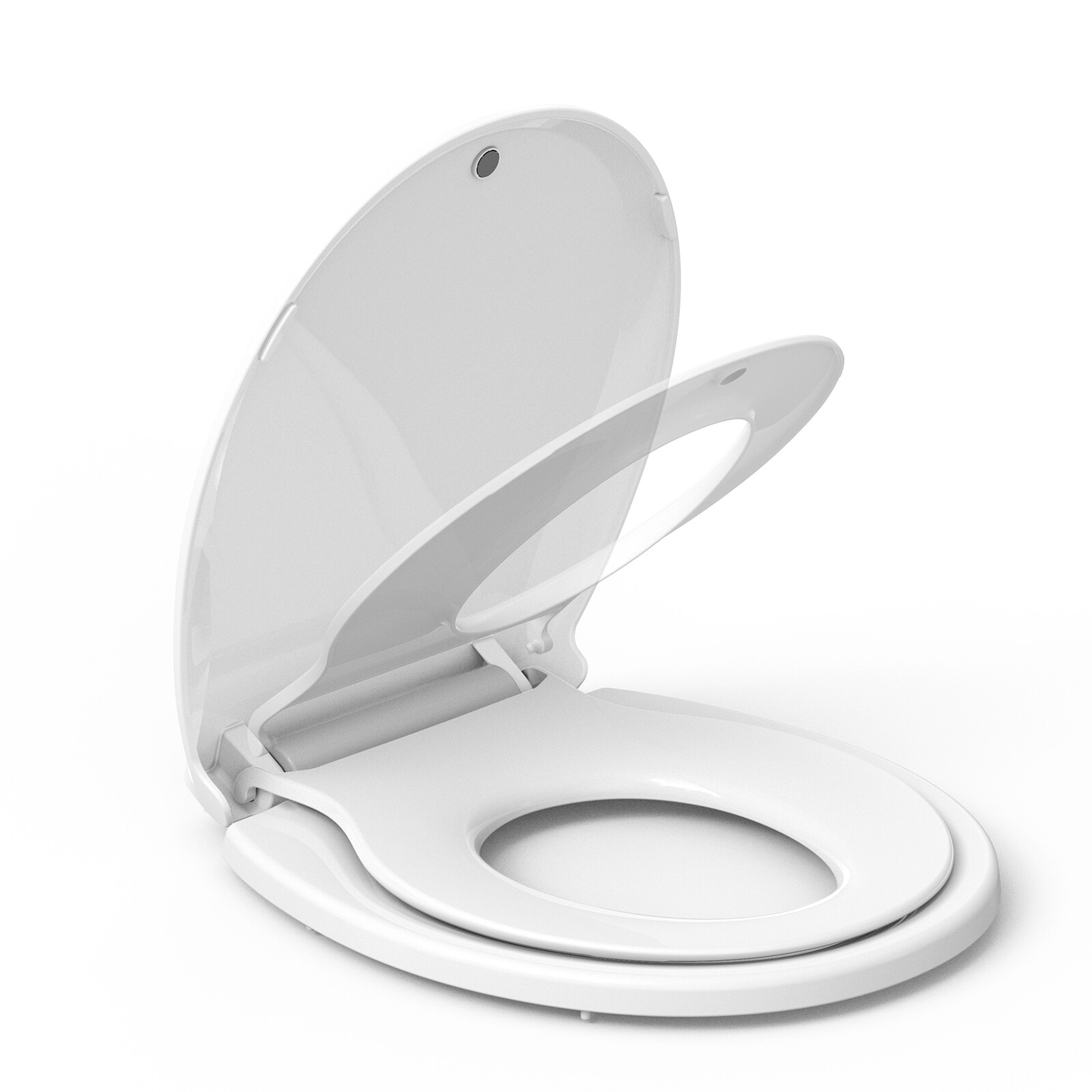 Round Toilet Seat With Toddler Seat Built In Potty Training Toilet