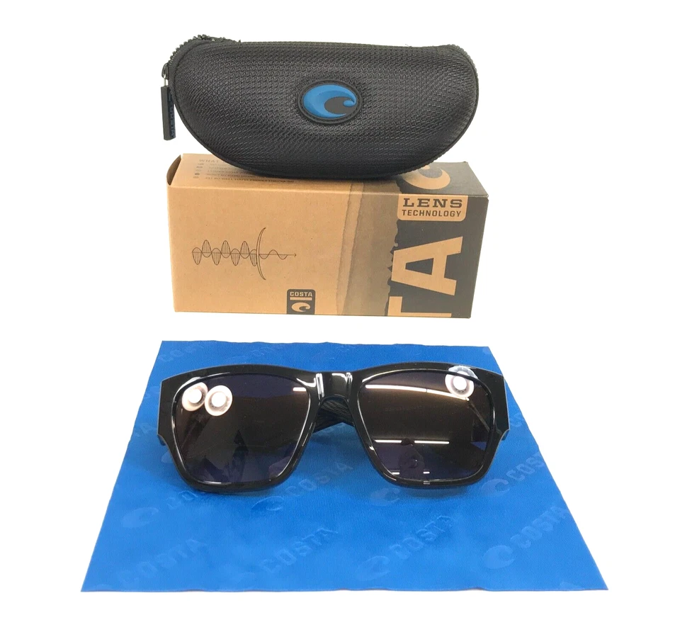 Очки солнцезащитные Costa Sueños 06S9123 912304 черные квадратные оправы с розовым градиентом 580G - Изображение 2 из 4