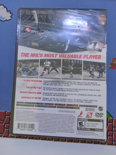 NEW SEALED NHL 2K7 (Sony PlayStation 2, 2006, PS2) - Picture 3 of 3