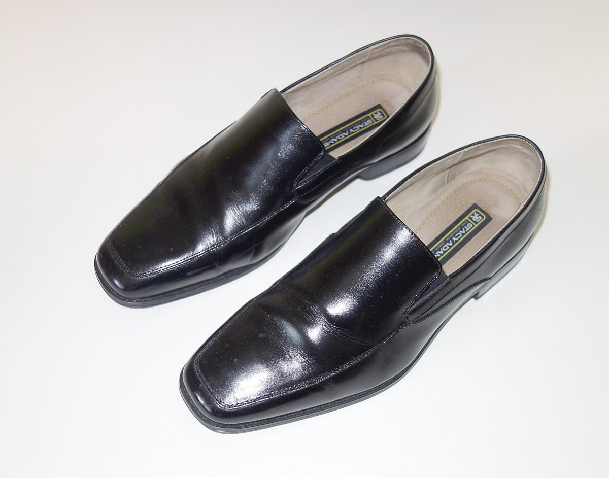 Stacy Adams JONAH Mens Black 24671-001 Slip On Casual Dress 