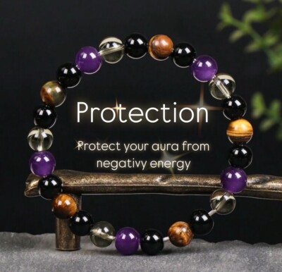 Protect Your Aura From Negative Energy Bracelet - Mens, Womens, Kids, Unisex