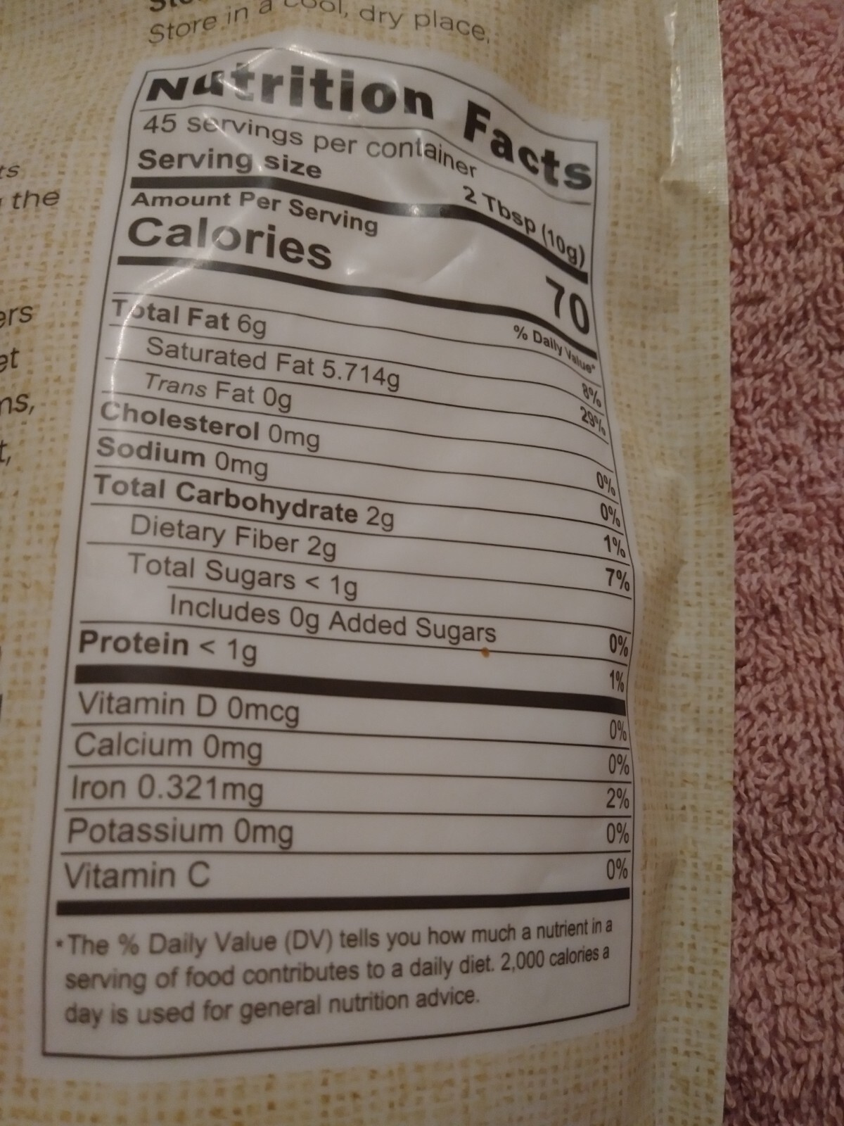 Organic Fine Shredded Coconut Flakes 1 lb, Unsweetened, Desiccated