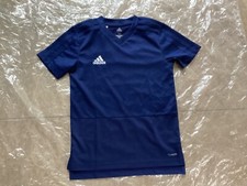 Image of ADIDAS LOGO T-SHIRT BRAND NEW SIZE 7-8yrs XS BLUE NAVY