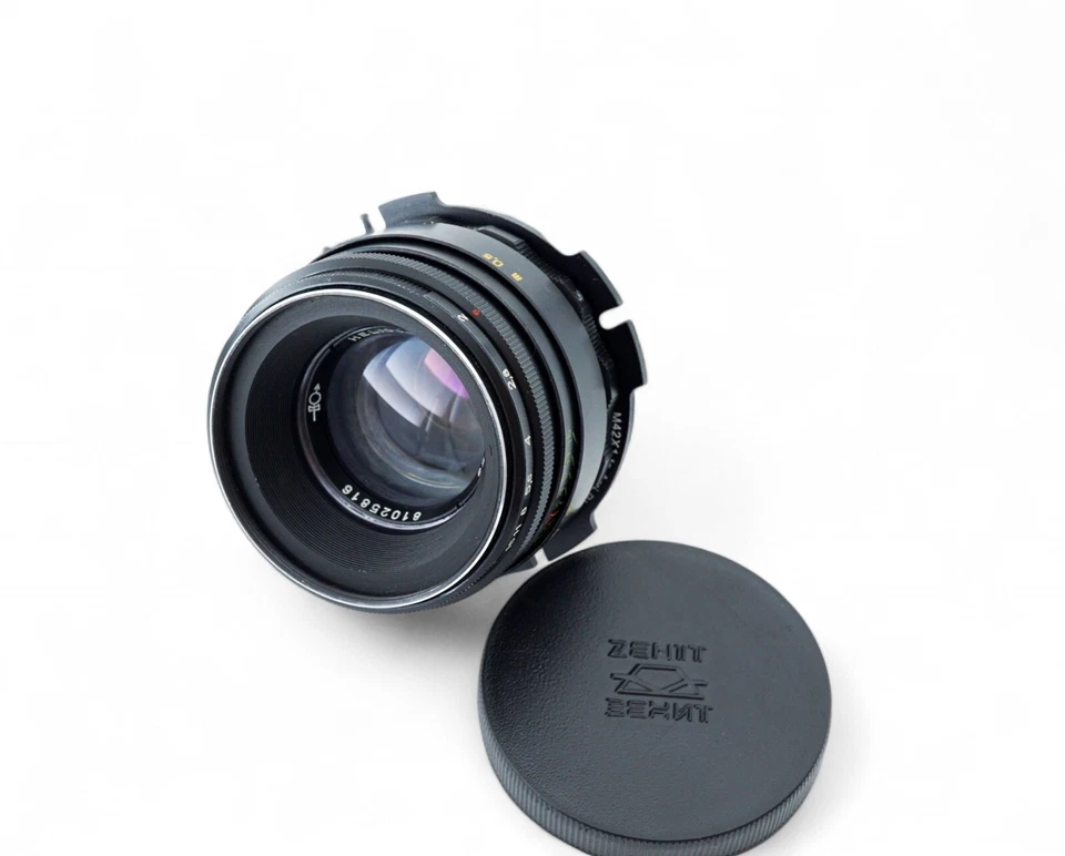 Vintage Helios 44-2 58mm f/2 portrait lens M42 mount King of Bokeh Black - Image 3 of 4