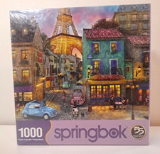 Springbok 1000 Piece Puzzle Eiffel Magic France Tower NIB 24 x 30 Made in USA