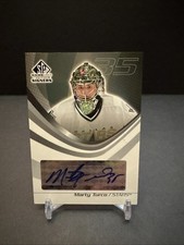 2004 Upper Deck SP GAME USED ED SIGNERS AUTO #SPS-MT Marty Turco STARS EX/NM